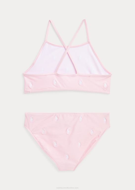 antydning af pink børn Ralph Lauren polo pony todelt badedragt Z426B7330