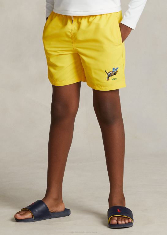 citronknus børn Ralph Lauren rejsende polobjørn badebukser Z426B6011