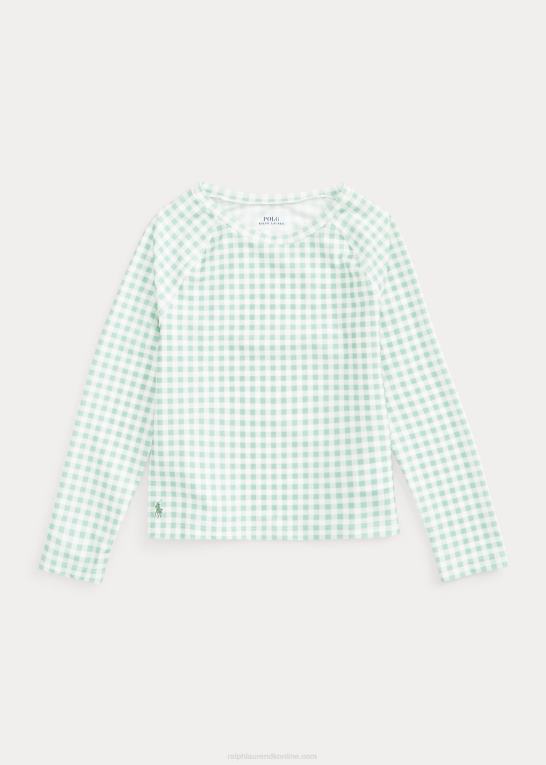 falmet mynte børn Ralph Lauren gingham udslæt vagt Z426B6865