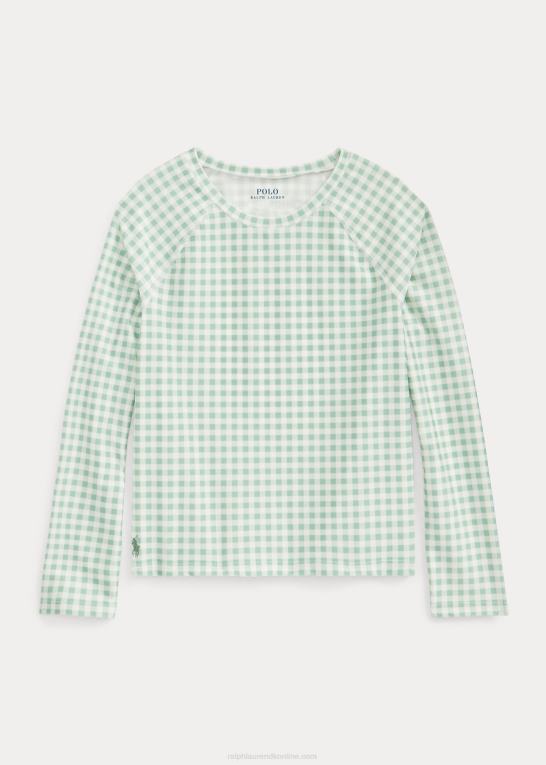 falmet mynte børn Ralph Lauren gingham udslæt vagt Z426B7334