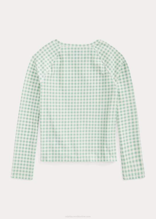 falmet mynte børn Ralph Lauren gingham udslæt vagt Z426B7334