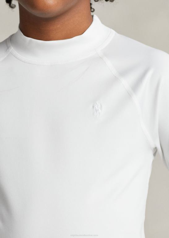 keramisk hvid børn Ralph Lauren præstationstrøje udslætsbeskytter Z426B6003