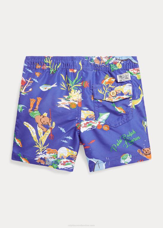 ligaer nedenfor børn Ralph Lauren rejsende polobjørn badebukser Z426B9780