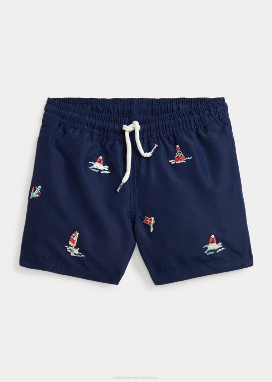 newport flåde børn Ralph Lauren rejsende badebukser Z426B5826