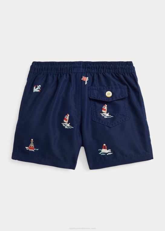 newport flåde børn Ralph Lauren rejsende badebukser Z426B5826