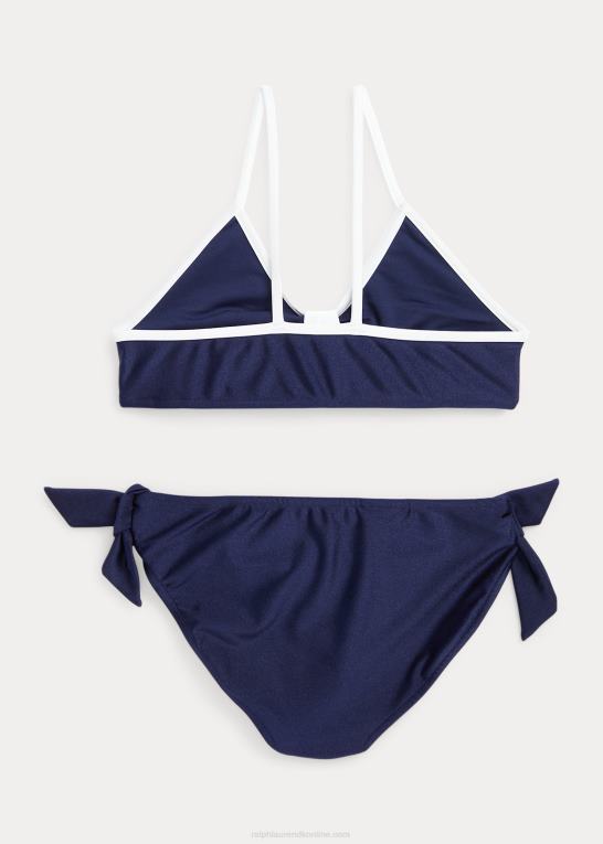 raffineret flåde børn Ralph Lauren nautisk stretch todelt badedragt Z426B7307