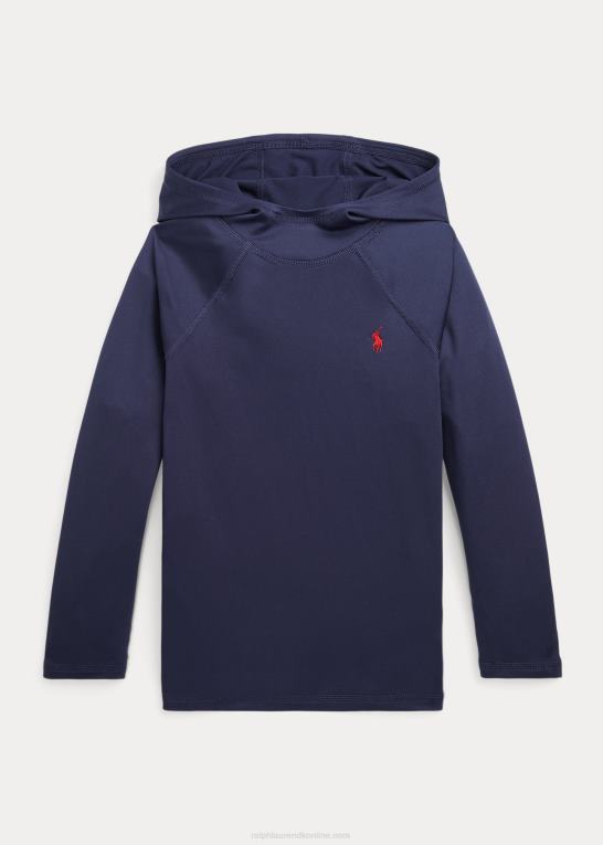raffineret flåde børn Ralph Lauren ydeevne jersey hætte udslæt guard Z426B5859