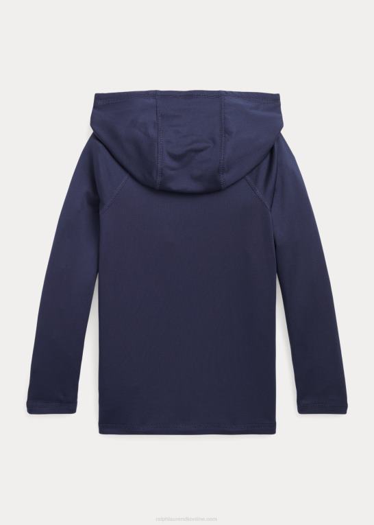 raffineret flåde børn Ralph Lauren ydeevne jersey hætte udslæt guard Z426B5859