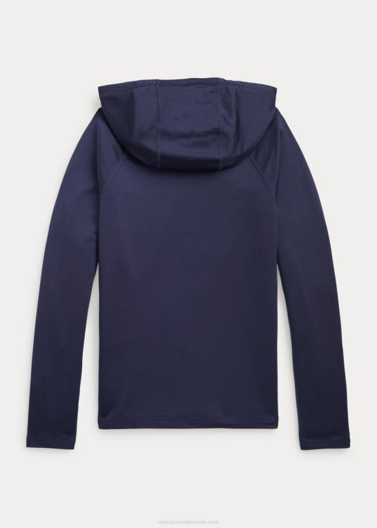 raffineret flåde børn Ralph Lauren ydeevne jersey hætte udslæt guard Z426B6238