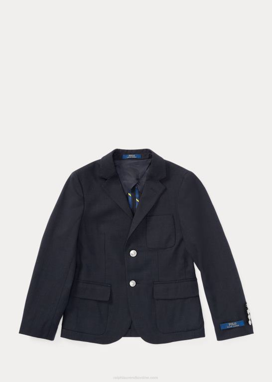 flåde børn Ralph Lauren stræk twill blazer Z426B6160