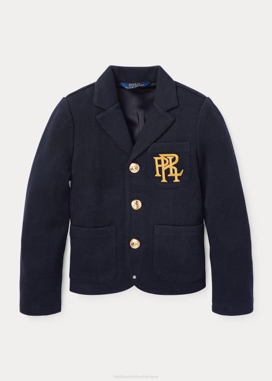 flyverflåde børn Ralph Lauren strik blazer i bomuldsblanding Z426B7483