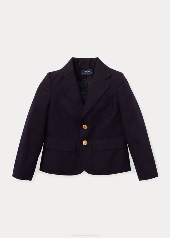 greenwich navy børn Ralph Lauren uld blazer Z426B6950