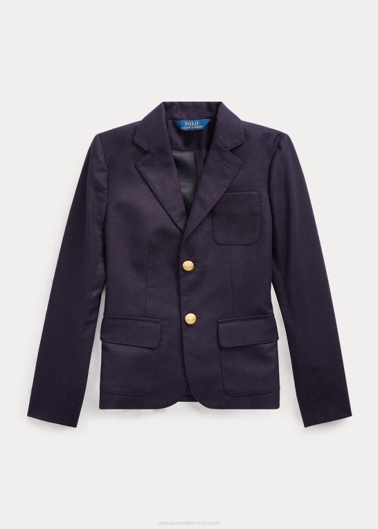 greenwich navy børn Ralph Lauren uld blazer Z426B7206