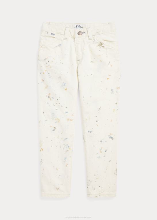 Weser vask børn Ralph Lauren maling-splatter boyfriend snedker jean Z426B7460