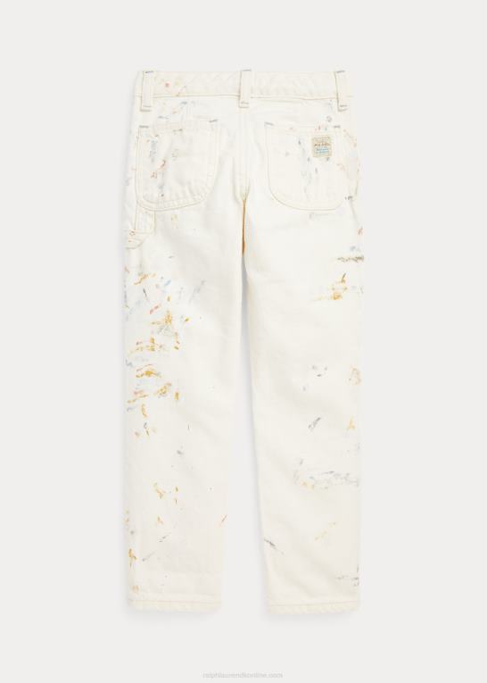 Weser vask børn Ralph Lauren maling-splatter boyfriend snedker jean Z426B7460