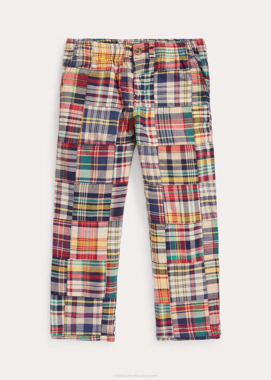 børn Ralph Lauren polo prepster patchwork madras bukser Z426B6481