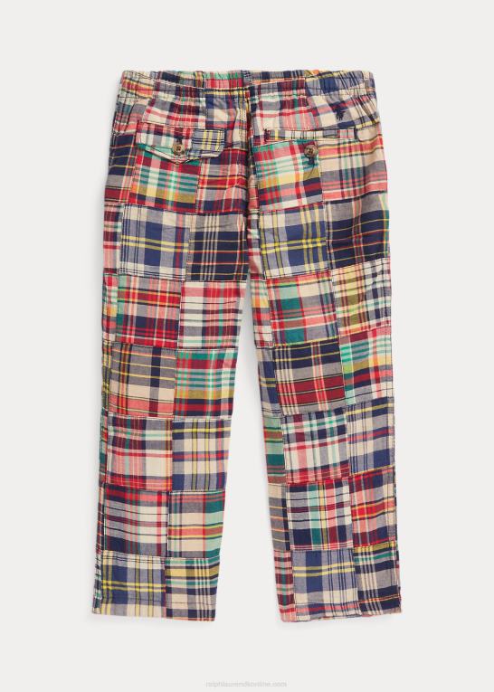 børn Ralph Lauren polo prepster patchwork madras bukser Z426B6481