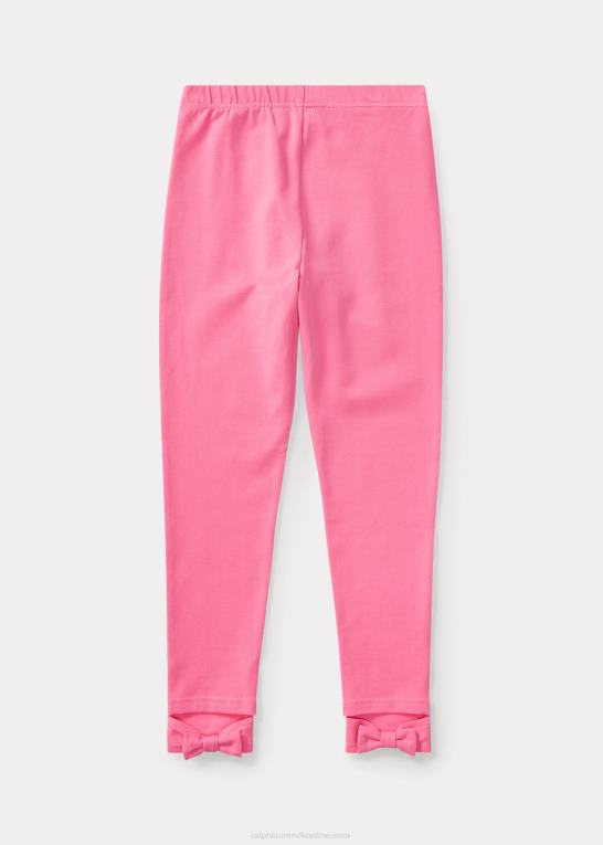 baja pink børn Ralph Lauren legging i jersey med ryg Z426B7639