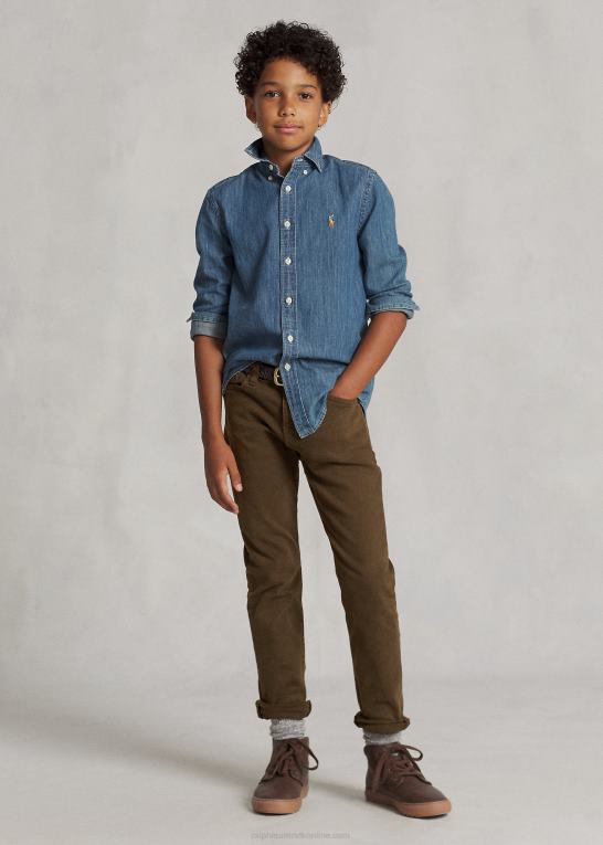 cohen dark loden børn Ralph Lauren sullivan slim stretch jean Z426B6693