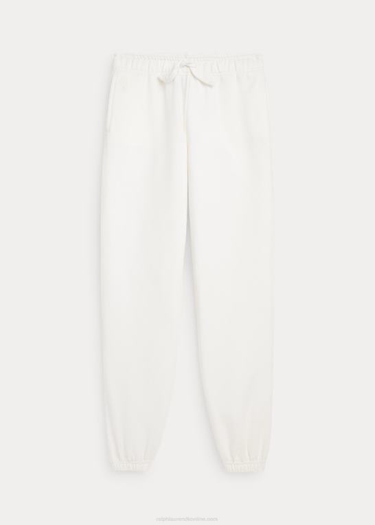 dækvask hvid børn Ralph Lauren fleece joggerbukser Z426B7549