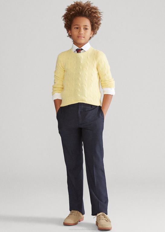 flåde børn Ralph Lauren letvægts uldbukser Z426B6581