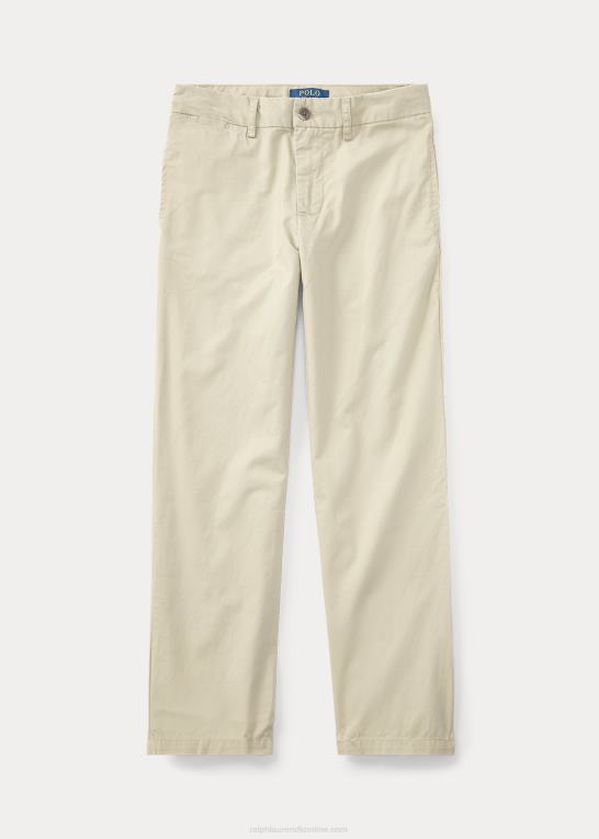 grundlæggende sand børn Ralph Lauren lige pasform flex abrasion twill bukser Z426B5980