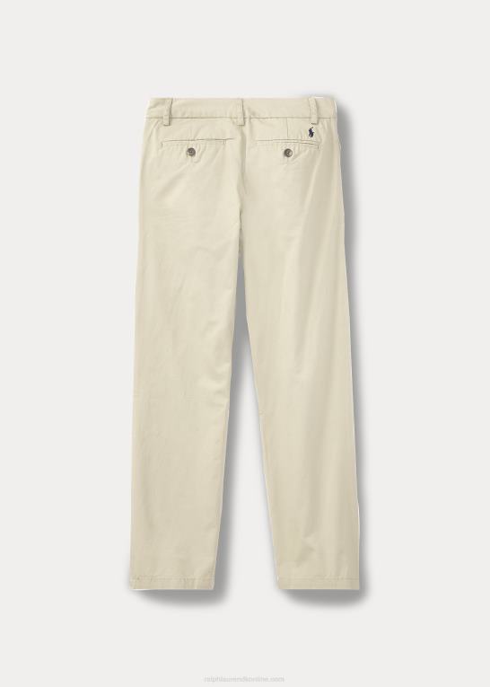 grundlæggende sand børn Ralph Lauren lige pasform flex abrasion twill bukser Z426B5980