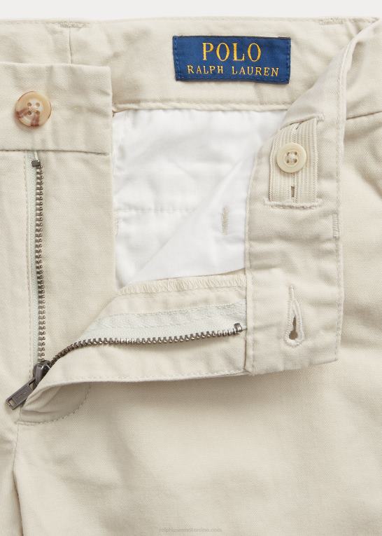 grundlæggende sand børn Ralph Lauren lige pasform flex abrasion twill bukser Z426B5980