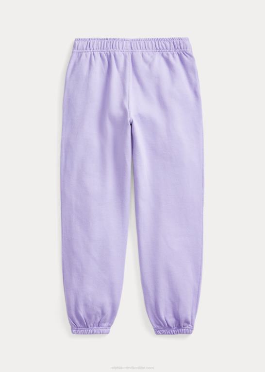 himmel lavendel børn Ralph Lauren fleece joggerbukser Z426B7547