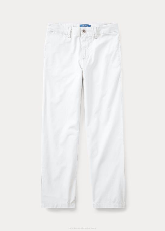 hvid børn Ralph Lauren lige pasform flex abrasion twill bukser Z426B5984