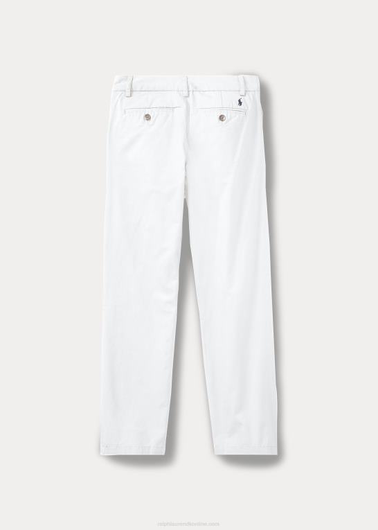 hvid børn Ralph Lauren lige pasform flex abrasion twill bukser Z426B5984