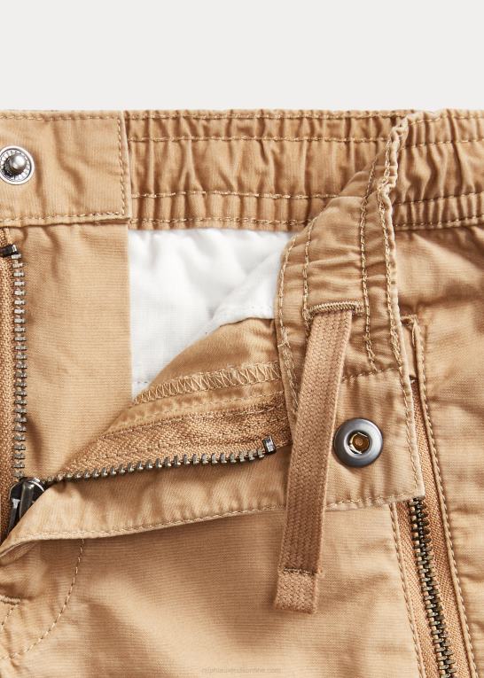 kamel børn Ralph Lauren joggerbukser i bomuld poplin Z426B5921