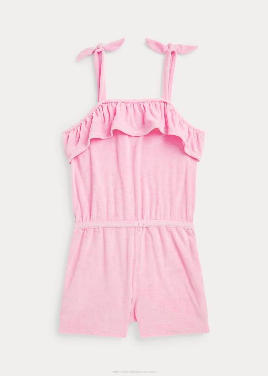karmel pink børn Ralph Lauren flæser bomuldsblanding i frotté Z426B7150