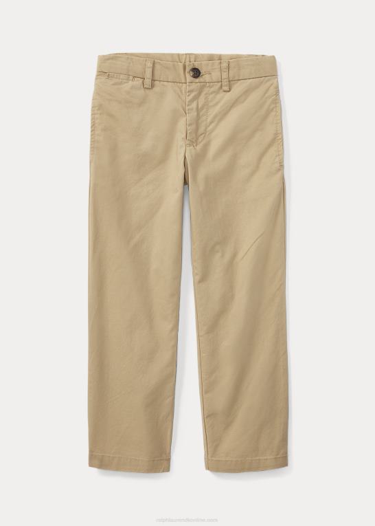 klassisk kaki børn Ralph Lauren lige pasform flex abrasion twill bukser Z426B5761