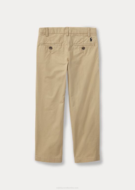 klassisk kaki børn Ralph Lauren lige pasform flex abrasion twill bukser Z426B5761