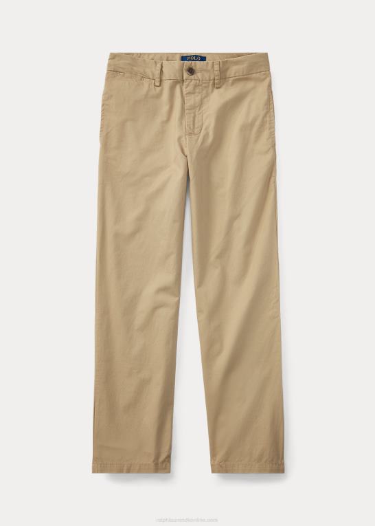 klassisk kaki børn Ralph Lauren lige pasform flex abrasion twill bukser Z426B5981