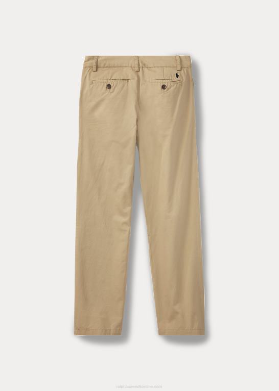 klassisk kaki børn Ralph Lauren lige pasform flex abrasion twill bukser Z426B5981