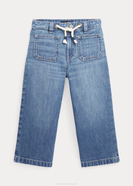 kraz vask børn Ralph Lauren cropped jeans med brede ben Z426B7437