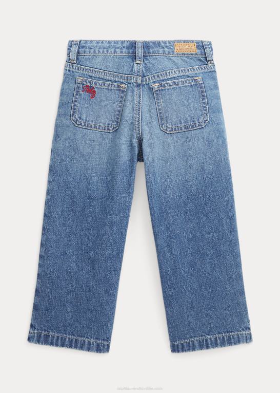 kraz vask børn Ralph Lauren cropped jeans med brede ben Z426B7437