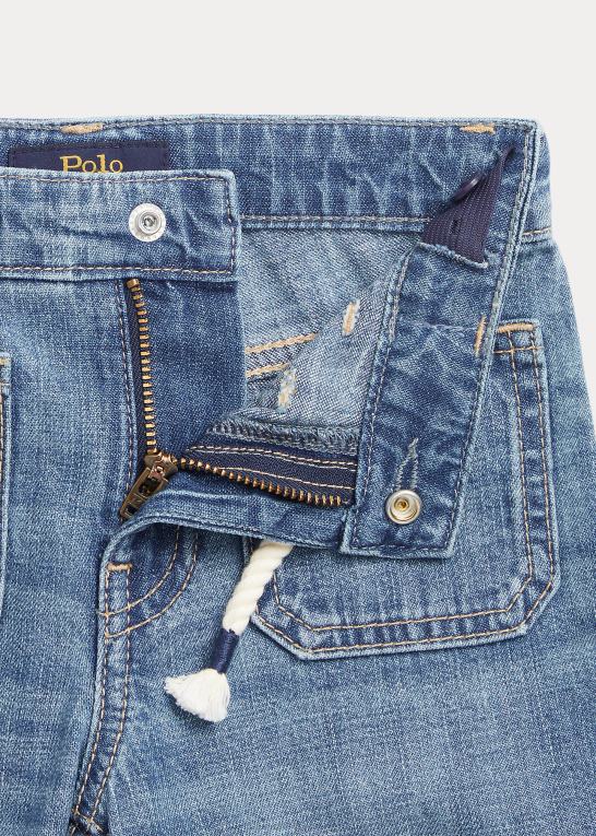 kraz vask børn Ralph Lauren cropped jeans med brede ben Z426B7437