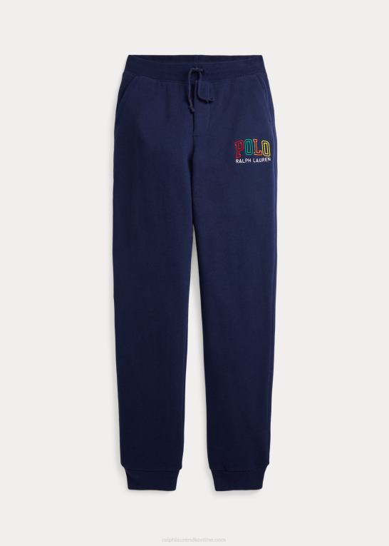 krydstogtflåde børn Ralph Lauren joggerbukser i fleece med logo Z426B6565