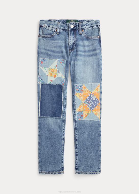 molera vask børn Ralph Lauren patchwork astor slim boyfriend jean Z426B7156