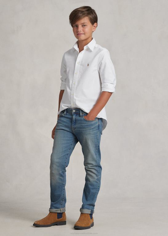 mott vask stretch børn Ralph Lauren hampton straight stretch jean Z426B6069