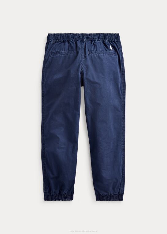 newport flåde børn Ralph Lauren joggerbukser i bomuld poplin Z426B5922