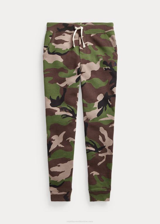 overskydende camo børn Ralph Lauren fleece joggerbukser Z426B6235