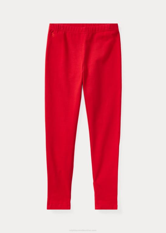 park ave rød børn Ralph Lauren legging i jersey med ryg Z426B7642