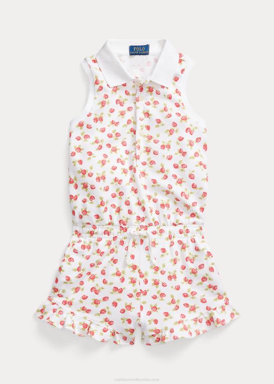 petit jordbær print børn Ralph Lauren strawberry stretch mesh polo bukser Z426B6807