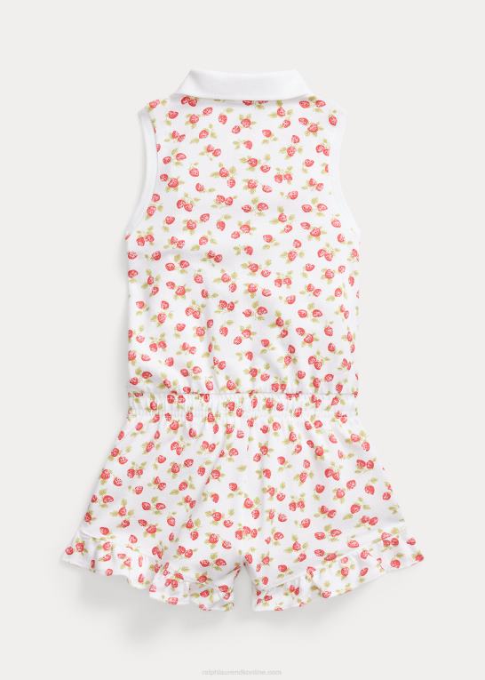 petit jordbær print børn Ralph Lauren strawberry stretch mesh polo bukser Z426B6807