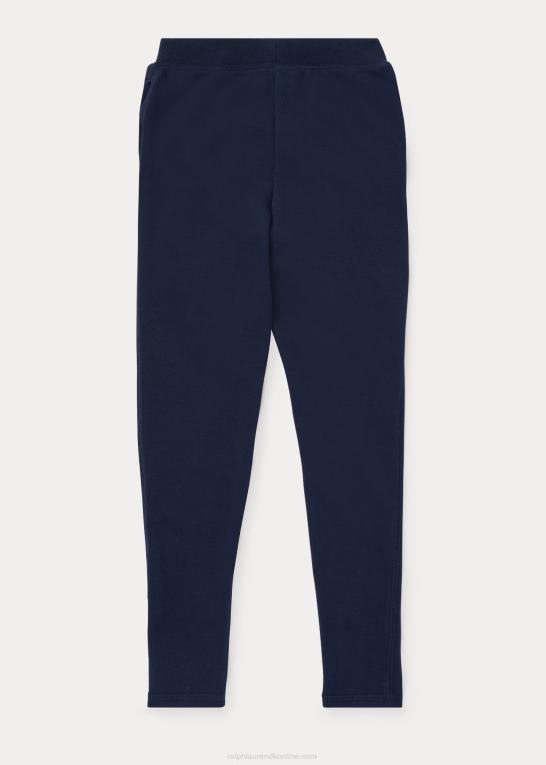raffineret flåde børn Ralph Lauren joggerbukser i fransk frotté Z426B7030