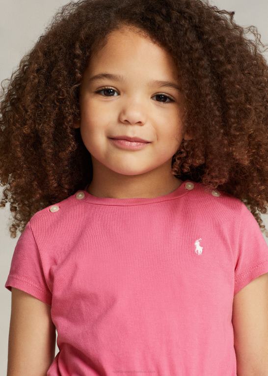ørken pink børn Ralph Lauren bomuldsjersey romper Z426B7357